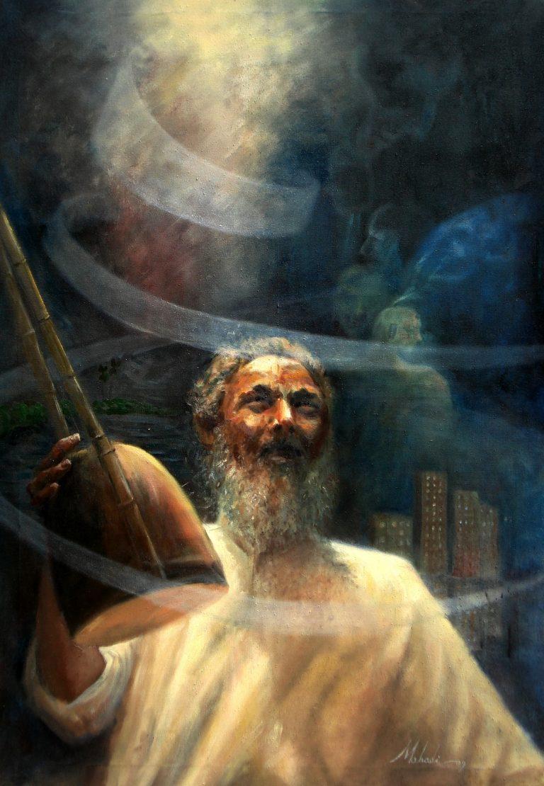 বয়াতী, বেনে, একতারা, বৈরাগী, বিষম জীবন, তারেক মেহেদী, তারেক মাহাদী, সুলতান, ঢাকা, চারুকলা, বোকা, ওয়েল পেইন্টিং, জলরঙ